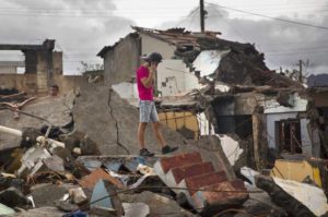 Разрушения урагана Метью на Кубе